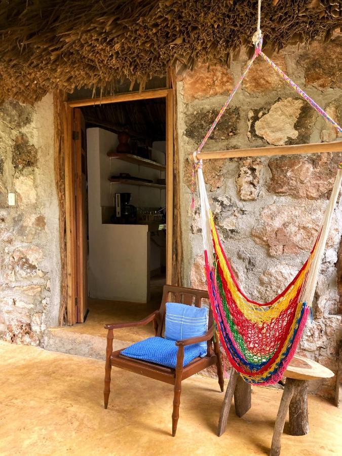 Encantadora Villa Maya Tradicional En Rancho Agroecologico Tzucaceb Exterior foto